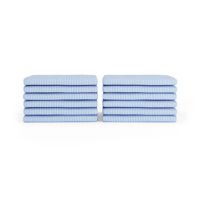 Foundations CozyFit Cot Sheets, Toddler Size, 12-Pack, 40"L x 22"W (FOU-CS-TS-XX-12) - SchoolOutlet