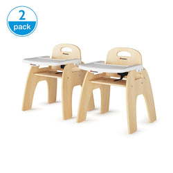 Foundations - Easy Serve Ultra-Efficient Feeding Chair 13" Seat Height- Pack of 2 (FOU-4723047)