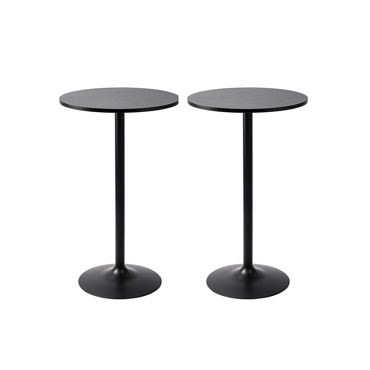 Fuerza Santina Single Round High Top Table for Bar, Pub & Bistro (Pack of 2) (FZA - 0098 - 2) - SchoolOutlet