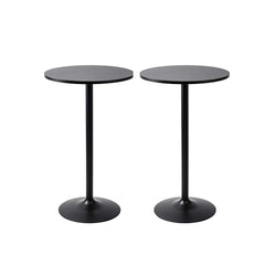 Fuerza Santina Single Round High Top Table for Bar, Pub & Bistro (Pack of 2) (FZA-0098-2)