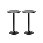 Fuerza Santina Single Round High Top Table for Bar, Pub & Bistro (Pack of 2) (FZA - 0098 - 2) - SchoolOutlet