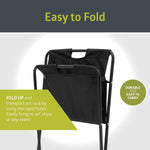 Fuerza Folding and Collapsible Canvas Print Display Art Rack, 23.6