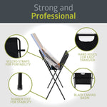 Fuerza Folding and Collapsible Canvas Print Display Art Rack, 23.6