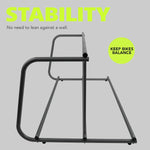 Fuerza 10 - Bike Floor Rack, Heavy - Duty Dual - Sided Steel Bicycle Storage Stand, Holds 10 Bikes, 59