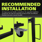 Fuerza 400 lb Capacity Dual - Purpose Folding Chair and Table Storage Cart with Heavy - Duty Wheels (FZA - 6993) - SchoolOutlet