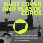 Fuerza 400 lb Capacity Dual - Purpose Folding Chair and Table Storage Cart with Heavy - Duty Wheels (FZA - 6993) - SchoolOutlet