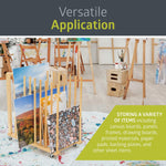 Fuerza Art Storage Rack with Handle and Caster Wheels, Art Drying Rack for Studios, Gallery, Classroom, Drawing Board, Paper Pad (FZA - 73222) - SchoolOutlet