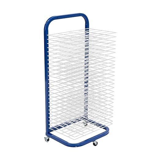 Fuerza 25 - Shelf Mobile / Wall Mountable Art Drying Rack for Art Studios & Classrooms - SchoolOutlet