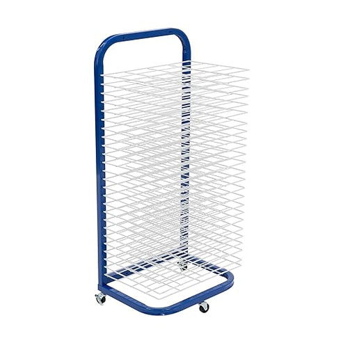 Fuerza 25-Shelf Mobile / Wall Mountable Art Drying Rack for Art Studio ...