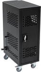 Fuerza 16 - Device Classroom and Office Mobile Charging Storage Cart for IPads, Chromebooks and Laptops, Up to 15 