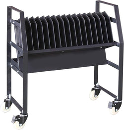 Fuerza 16 Device Mobile Open Charging Cart for iPads,Chromebooks & Laptop Computers, Compatible with Any Screen Size