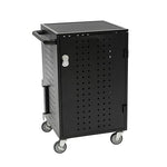 Fuerza 30 Device Charging Cart with Electric Key Card Charger Organization, Cable Management, Up to 14 