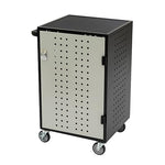 Fuerza 30 Device Laptop - Chromebook Charging Mobile Storage Station with Electric Key Card Lock, Charger Organization and Cable Management, Up to 14 