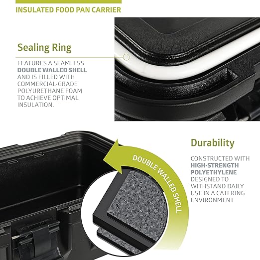 Fuerza 22.4L Wide Top Loading Insulated Food Carrier - SchoolOutlet