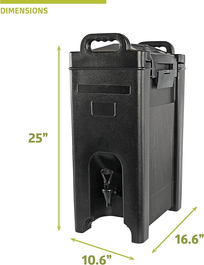 Fuerza 5 Gallon Insulated Hot / Cold Beverage Server Dispenser - SchoolOutlet