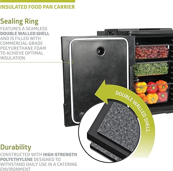 Fuerza 92qt Front Loading Insulated Food Carrier - SchoolOutlet