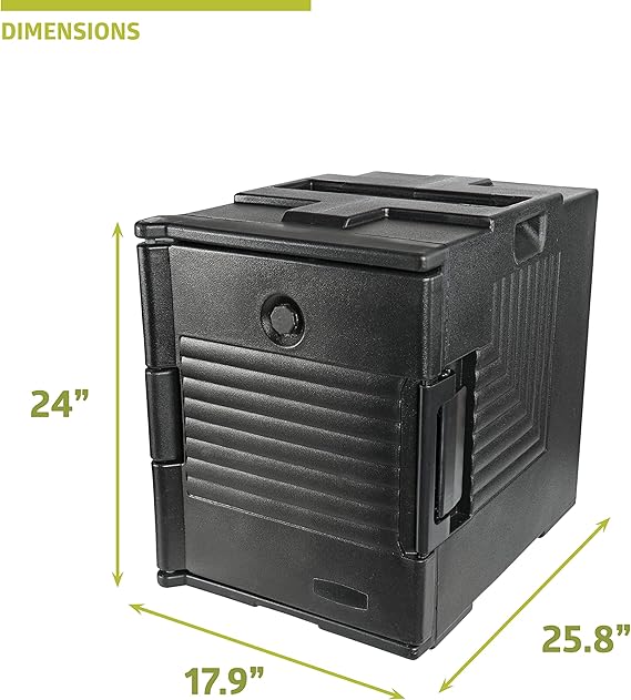 Fuerza 92qt Front Loading Insulated Food Carrier - SchoolOutlet