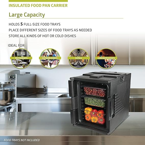 Fuerza 92qt Front Loading Insulated Food Carrier - SchoolOutlet