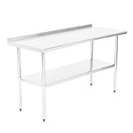 Fuerza NSF Certified Stainless Steel Kitchen Prep and Work Table 60