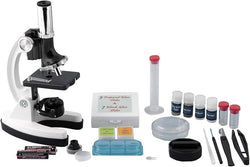 Fuerza Beginner Metal Microscope Kit with Case (58 Pieces)