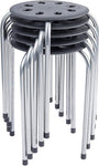 Fuerza Multipurpose Stool Chairs 16 Gauge Steel Stackable Classroom Seating (Pack of 5) - SchoolOutlet