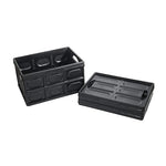 Fuerza Collapsible Storage Bins Stackable Containers for School, Work, Home Organization (Pack of 3) - SchoolOutlet