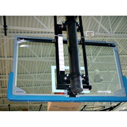 Gared Performance Sports Systems Electric Adjust-a-Goal Height Single Post for Fan-Shape Backboard (GPS-1173)
