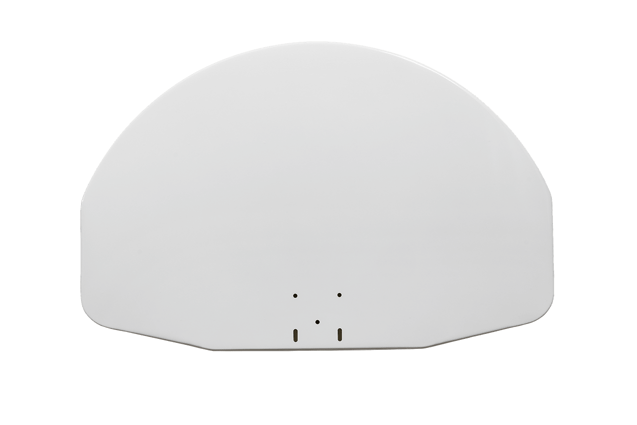 Gared Performance Sports Systems Durable Fan - Shape Steel Basketball Backboard White Powdercoat (GPS - 1245) - SchoolOutlet