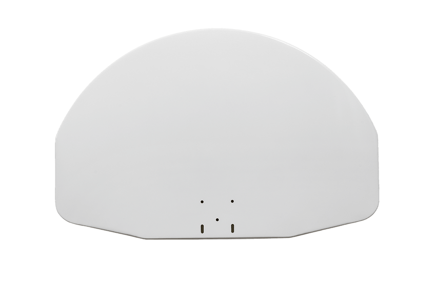Gared Performance Sports Systems Durable Fan - Shape Steel Basketball Backboard White Powdercoat (GPS - 1245) - SchoolOutlet