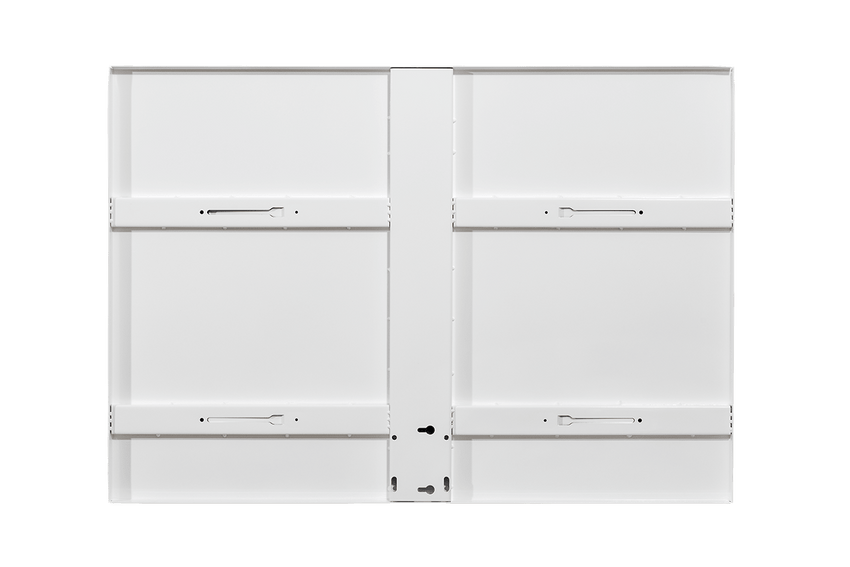 Gared Performance Sports Systems Playground Steel Basketball Backboard 42 x 60" White Powdercoat (GPS - 1260) - SchoolOutlet