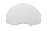 Gared Performance Sports Systems Rear - Mount Fan - Shape Steel Basketball Backboard White Powdercoat (GPS - 1266) - SchoolOutlet