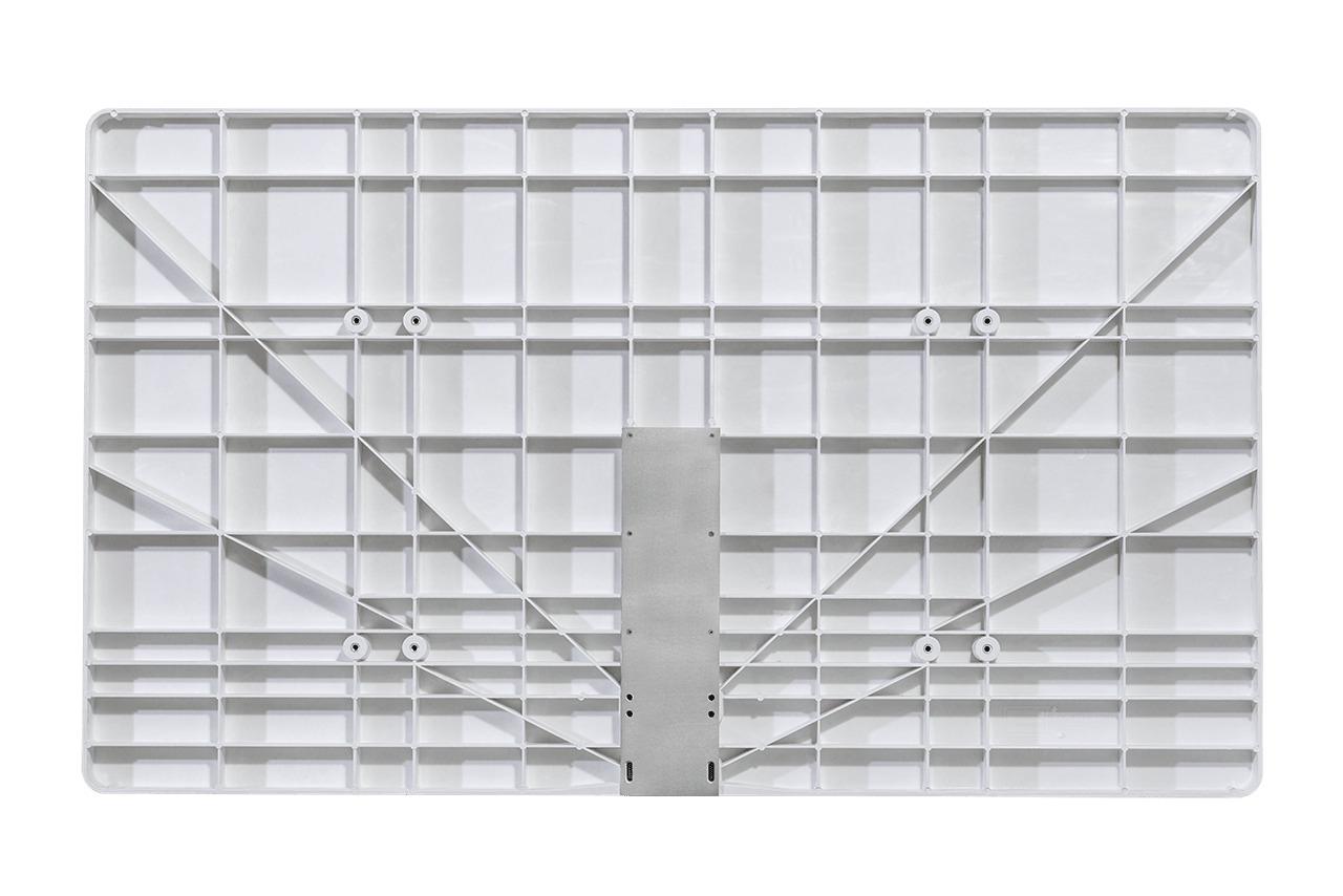 Gared Performance Sports Systems Lightweight Fiberglass Basketball Backboard 42 x 72" Regulation Size (GPS - 1342B) - SchoolOutlet