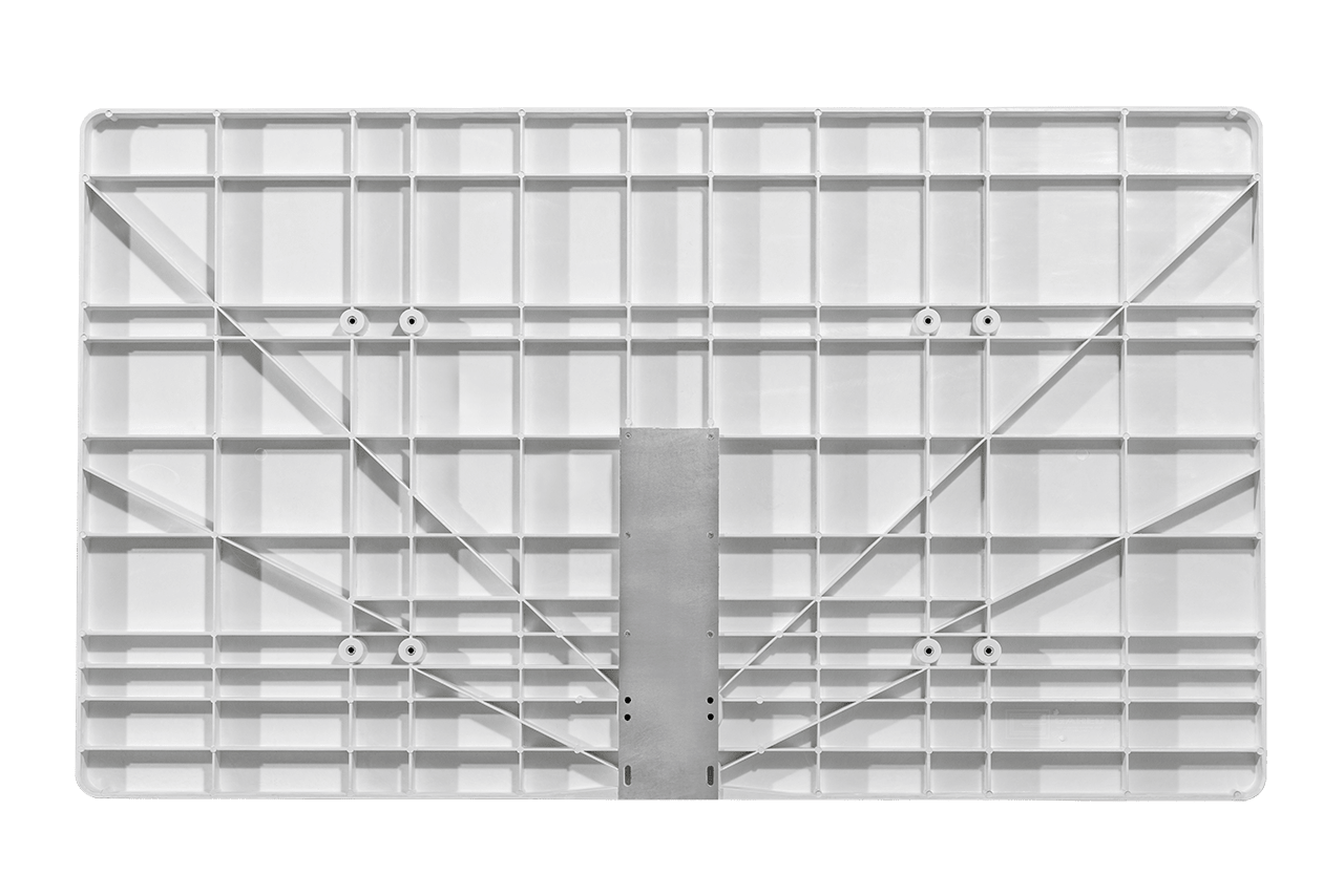 Gared Performance Sports Systems Lightweight Fiberglass Basketball Backboard 42 x 72" with Black Target and Border (GPS - 1342B - BLK) - SchoolOutlet