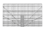 Gared Performance Sports Systems Lightweight Fiberglass Basketball Backboard 42 x 72