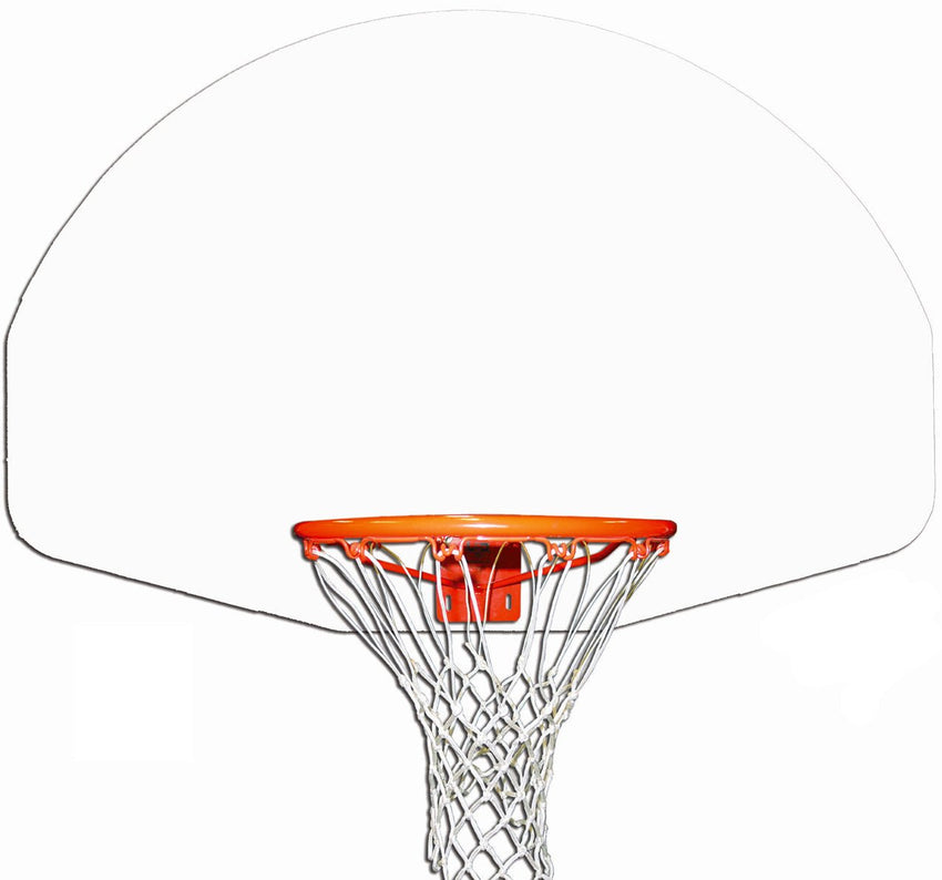 Gared Performance Sports Systems Rust - Resistant Fan - Shape Aluminum Basketball Backboard White Powdercoat (GPS - 1750) - SchoolOutlet