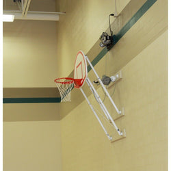 Gared Performance Sports Systems Fold-Up Wall Mount Series with 6'-9' Extension, Fan-Shape Board (GPS-2400-6090)
