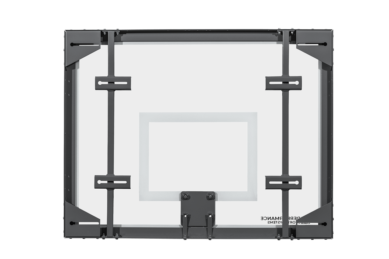 Gared Performance Sports Systems Side Court Recreational Glass Basketball Backboard 42 x 54" with Tempered Glass (GPS - 3050RG) - SchoolOutlet
