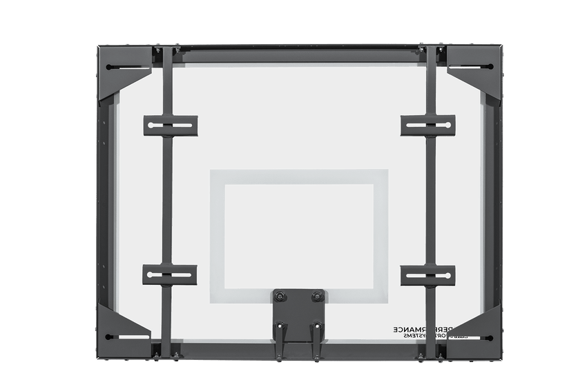 Gared Performance Sports Systems Side Court Recreational Glass Basketball Backboard 42 x 54" with Tempered Glass (GPS - 3050RG) - SchoolOutlet
