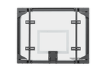 Gared Performance Sports Systems Side Court Recreational Glass Basketball Backboard 42 x 54