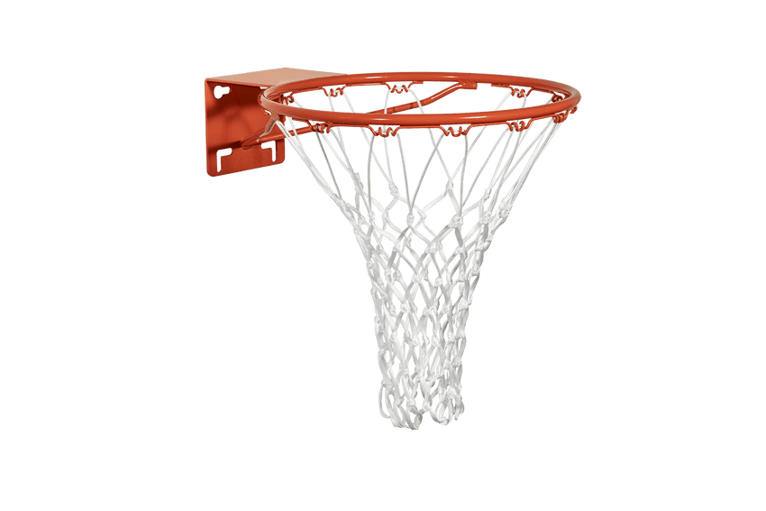 Gared Performance Sports Systems Institutional Fixed Basketball Rim with Single Ring & No - Tie Net Attachment (GPS - 39WO) - SchoolOutlet