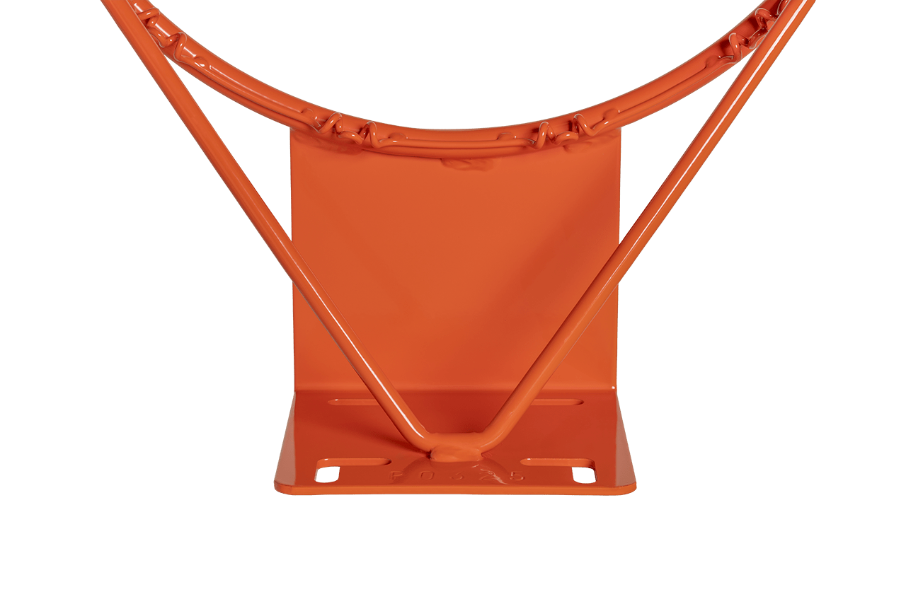 Gared Performance Sports Systems Institutional Fixed Basketball Rim with Single Ring & No - Tie Net Attachment (GPS - 39WO) - SchoolOutlet