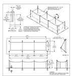 Gared Outdoor Aluminum Batting Cage System, 12'W x 10'H x 55'L, 3.5