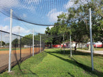 Gared Outdoor Steel Batting Cage System, 12'W x 10'H x 70'L, 3.5