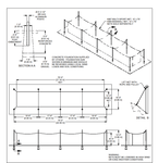Gared Outdoor Steel Batting Cage System, 12'W x 10'H x 70'L, 3.5