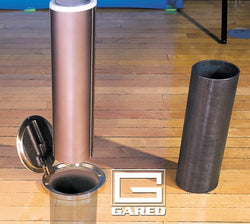 Gared Performance Sports Systems Volleyball Floor Sleeve, 3.5" OD Steel Insert (GPS-6400)