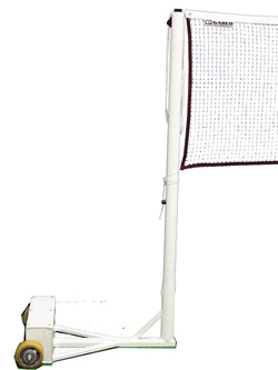 Gared Performance Sports Systems Heavy-Duty Round Portable Badminton System with 120 lb T-Bar Base (GPS-6640)