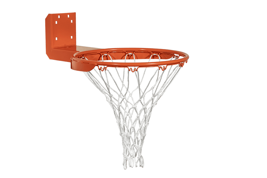 Gared Performance Sports Systems Rear - Mount Institutional Fixed Basketball Rim with No - Tie Net Attachment (GPS - 66T) - SchoolOutlet