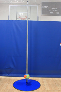 Gared Portable Tetherball System, Rolling Base with 12' Steel Post & Ball (GPS-6811)