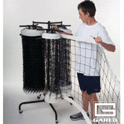 Gared Performance Sports Systems Triple Net Storage Rack, Freestanding Trolley with Casters (GPS-9933)