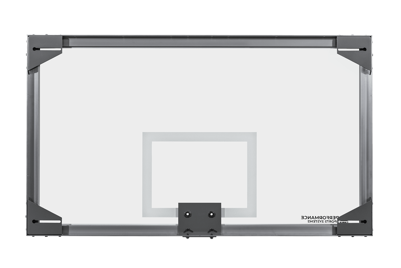 Gared Performance Sports Systems Main Court Competition Glass Basketball Backboard 42 x 72" High - Strength Frame (GPS - AFRG42) - SchoolOutlet